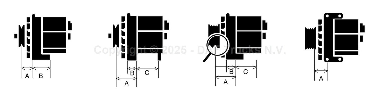 مولد كهربائي 24 فولت 130 أمبير