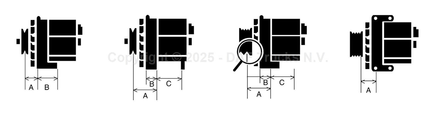 مولد كهربائي 24 فولت 130 أمبير