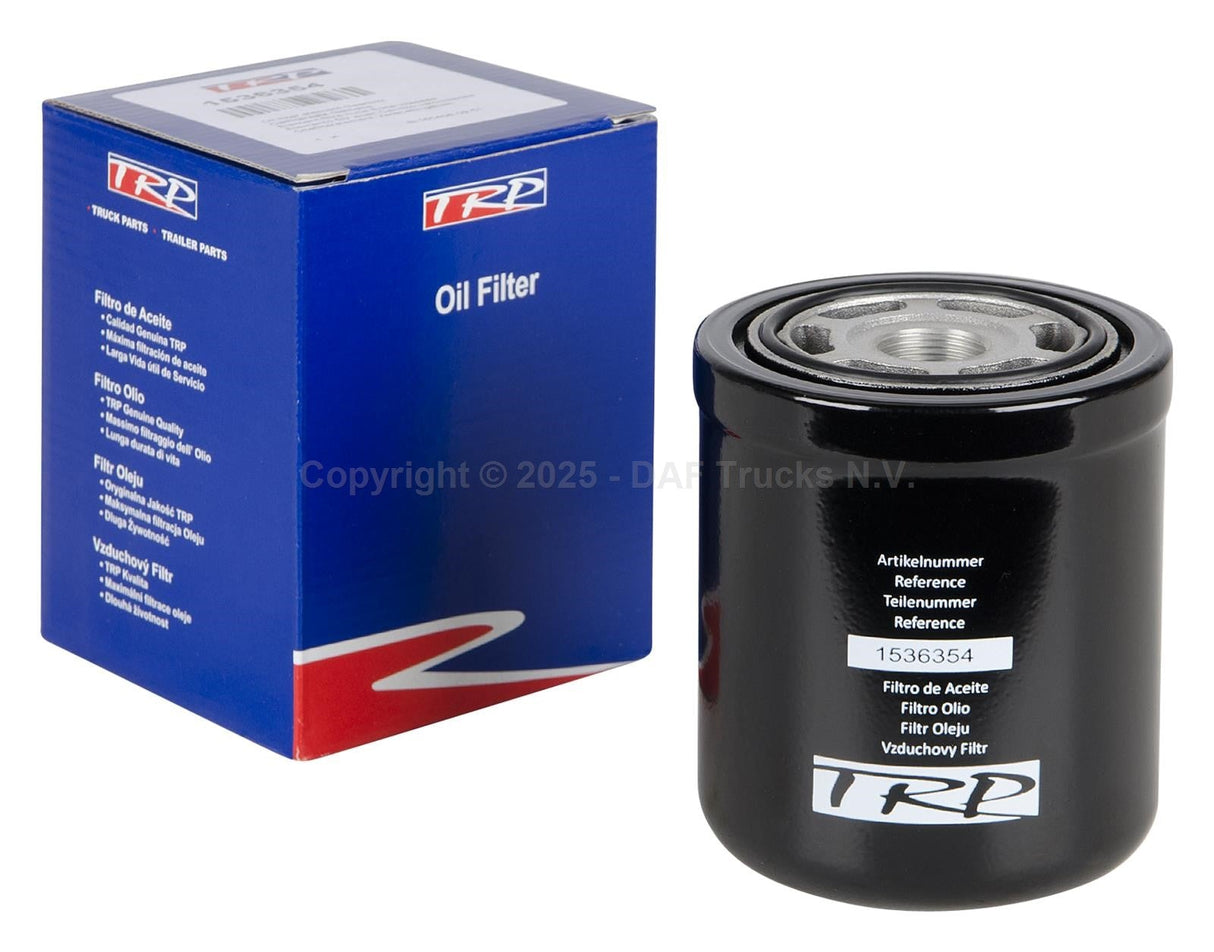 Oil filter gearbox differential