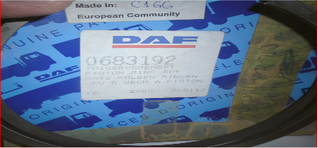 ***PISTON RING SET. - 683192
