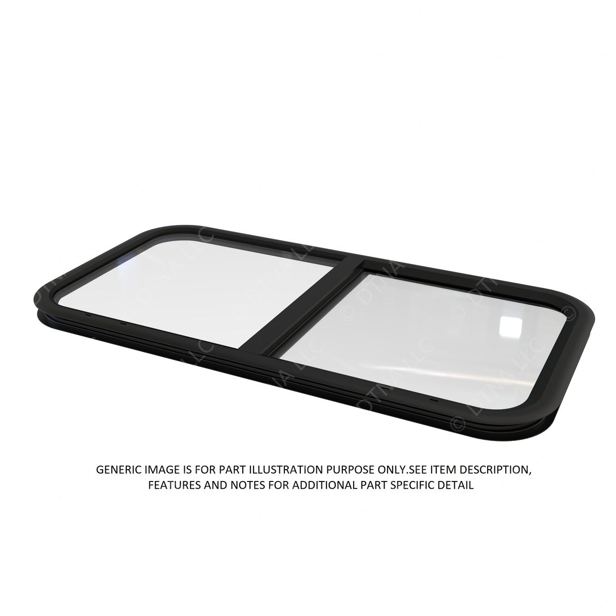 WINDOW, TINTED SLIDIN